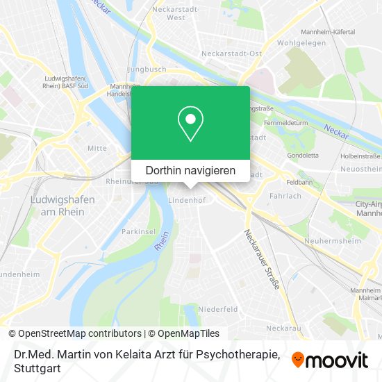 Dr.Med. Martin von Kelaita Arzt für Psychotherapie Karte