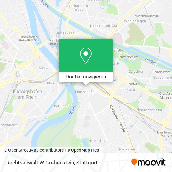 Rechtsanwalt W Grebenstein Karte