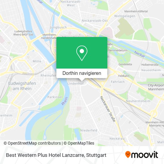 Best Western Plus Hotel Lanzcarre Karte