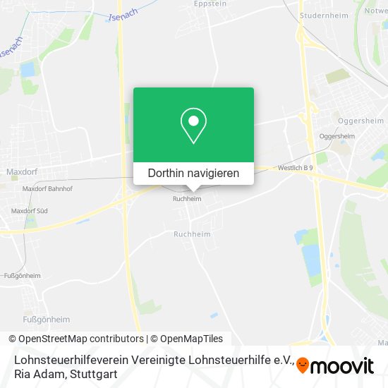 Lohnsteuerhilfeverein Vereinigte Lohnsteuerhilfe e.V., Ria Adam Karte