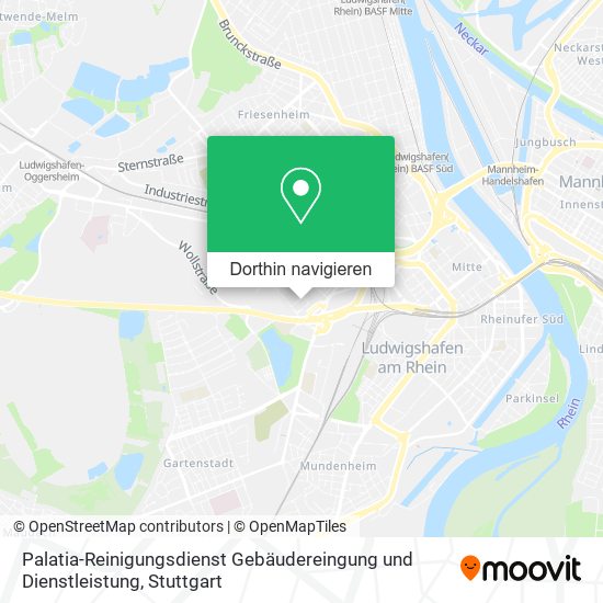 Palatia-Reinigungsdienst Gebäudereingung und Dienstleistung Karte