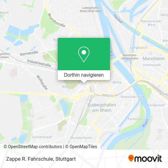 Zappe R. Fahrschule Karte