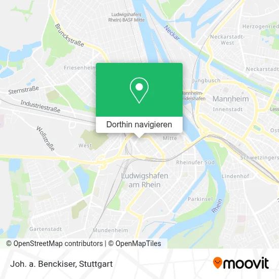 Joh. a. Benckiser Karte