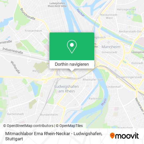 Mitmachlabor Ema Rhein-Neckar - Ludwigshafen Karte
