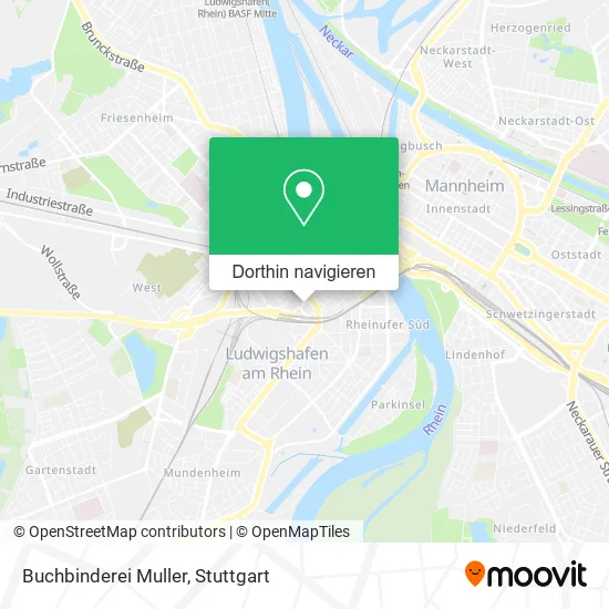 Buchbinderei Muller Karte