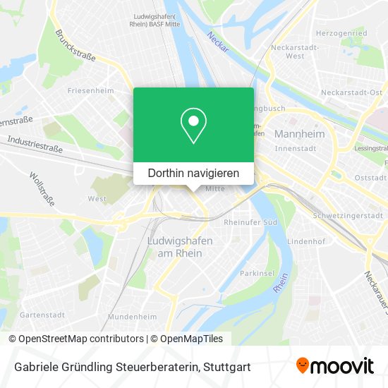 Gabriele Gründling Steuerberaterin Karte