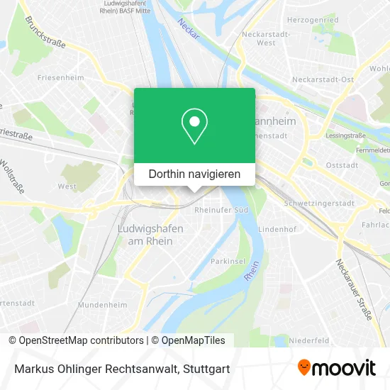 Markus Ohlinger Rechtsanwalt Karte