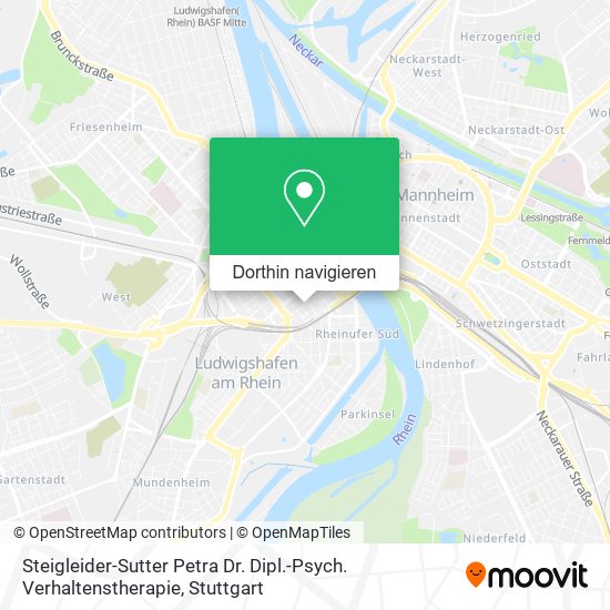 Steigleider-Sutter Petra Dr. Dipl.-Psych. Verhaltenstherapie Karte
