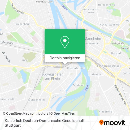 Kaiserlich Deutsch-Osmanische Gesellschaft Karte