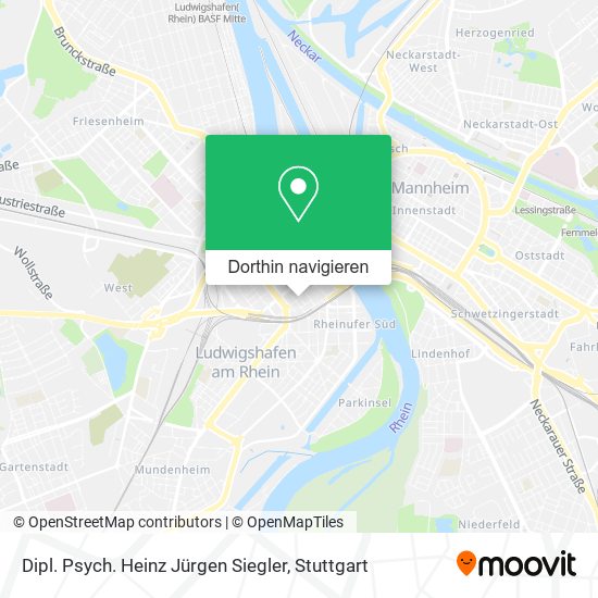 Dipl. Psych. Heinz Jürgen Siegler Karte