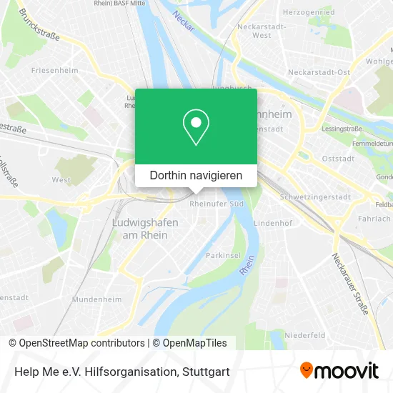 Help Me e.V. Hilfsorganisation Karte