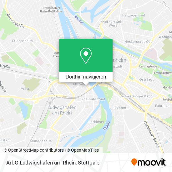 ArbG Ludwigshafen am Rhein Karte
