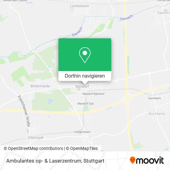 Ambulantes op- & Laserzentrum Karte