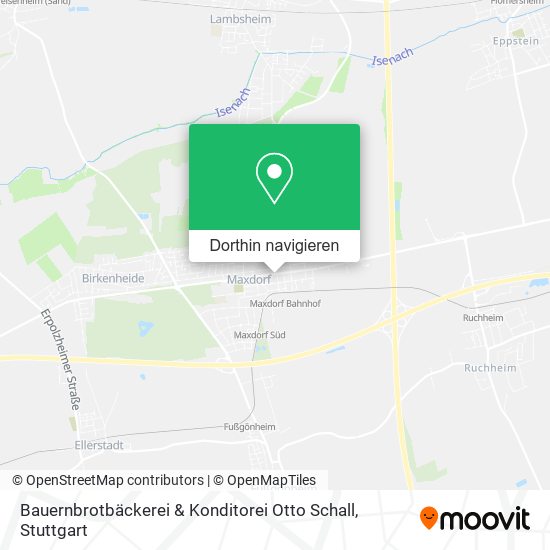 Bauernbrotbäckerei & Konditorei Otto Schall Karte