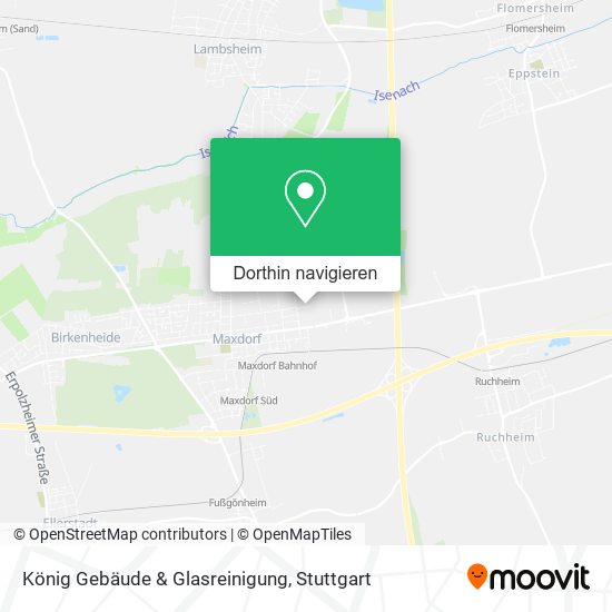König Gebäude & Glasreinigung Karte