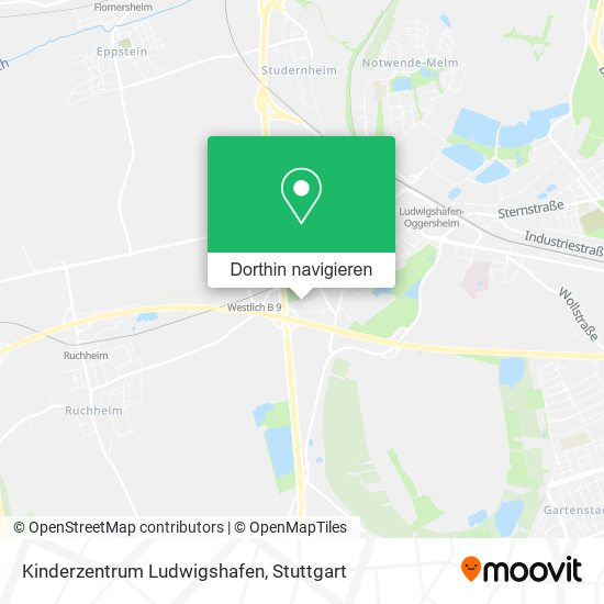 Kinderzentrum Ludwigshafen Karte