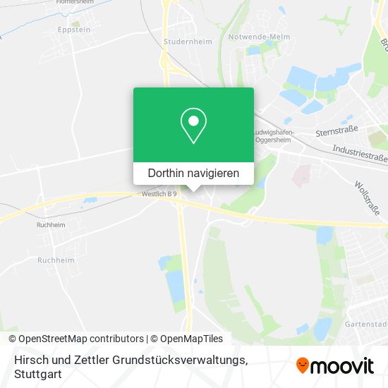Hirsch und Zettler Grundstücksverwaltungs Karte