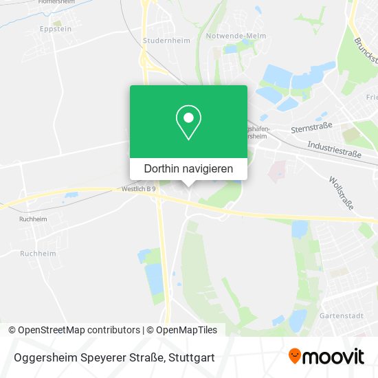 Oggersheim Speyerer Straße Karte