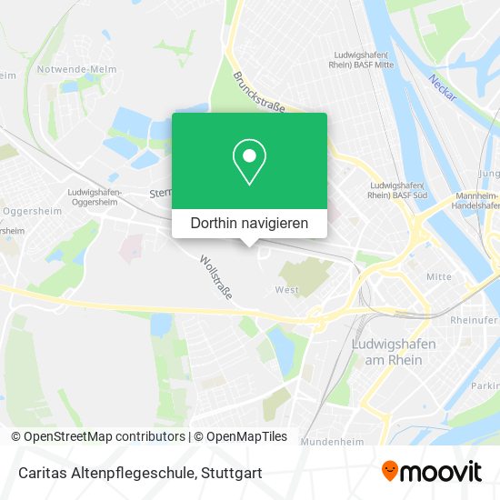 Caritas Altenpflegeschule Karte