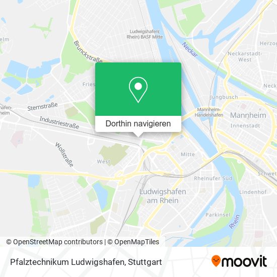 Pfalztechnikum Ludwigshafen Karte