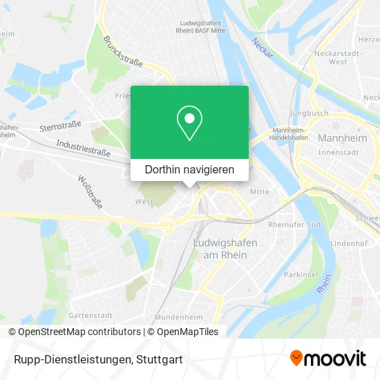 Rupp-Dienstleistungen Karte