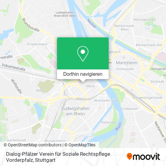 Dialog-Pfälzer Verein für Soziale Rechtspflege Vorderpfalz Karte