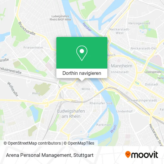 Arena Personal Management Karte