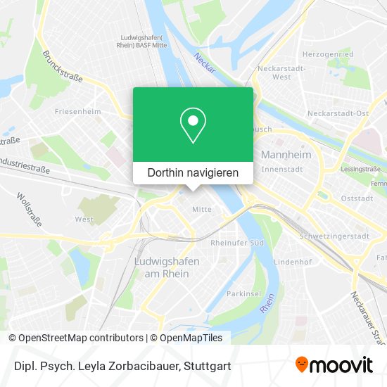Dipl. Psych. Leyla Zorbacibauer Karte