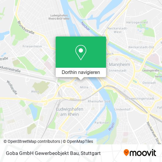 Goba GmbH Gewerbeobjekt Bau Karte