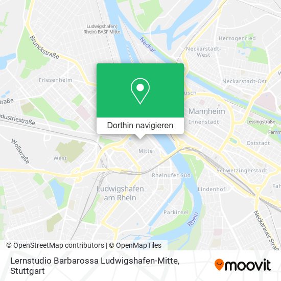 Lernstudio Barbarossa Ludwigshafen-Mitte Karte
