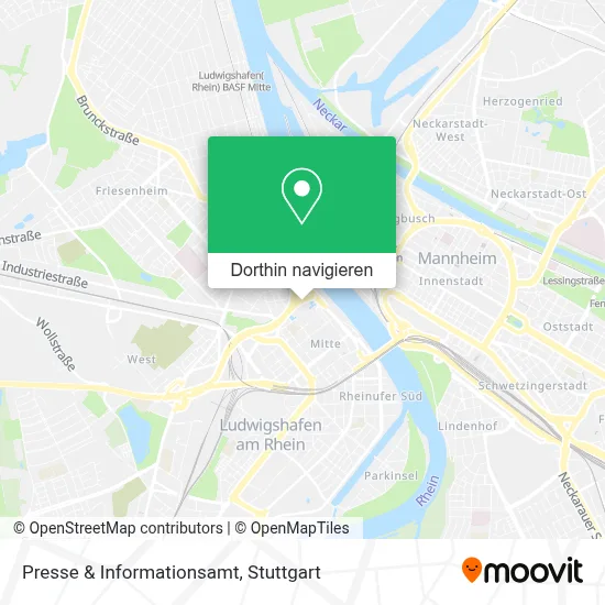 Presse & Informationsamt Karte