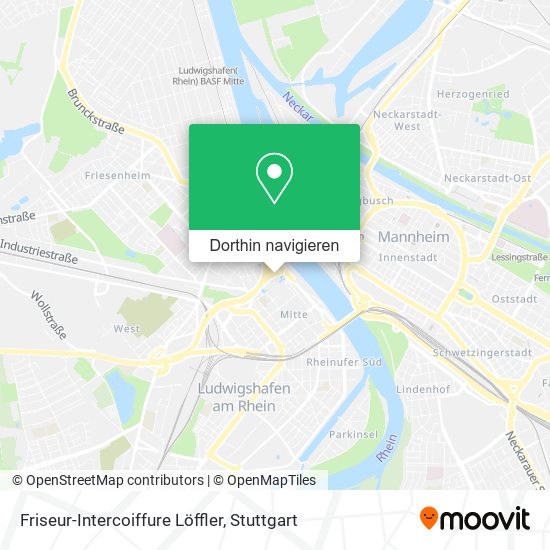 Friseur-Intercoiffure Löffler Karte