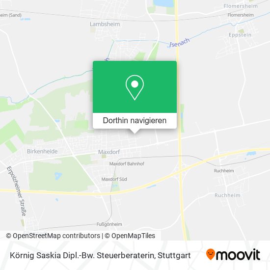 Körnig Saskia Dipl.-Bw. Steuerberaterin Karte