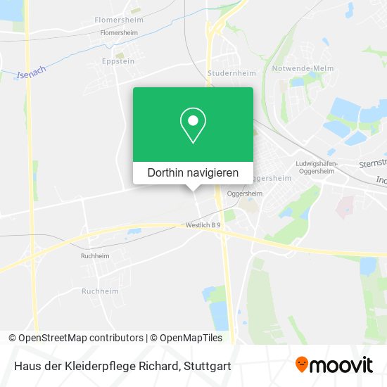 Haus der Kleiderpflege Richard Karte