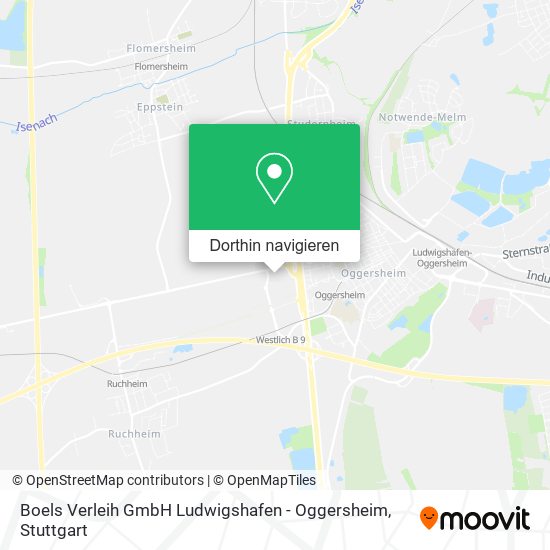 Boels Verleih GmbH Ludwigshafen - Oggersheim Karte