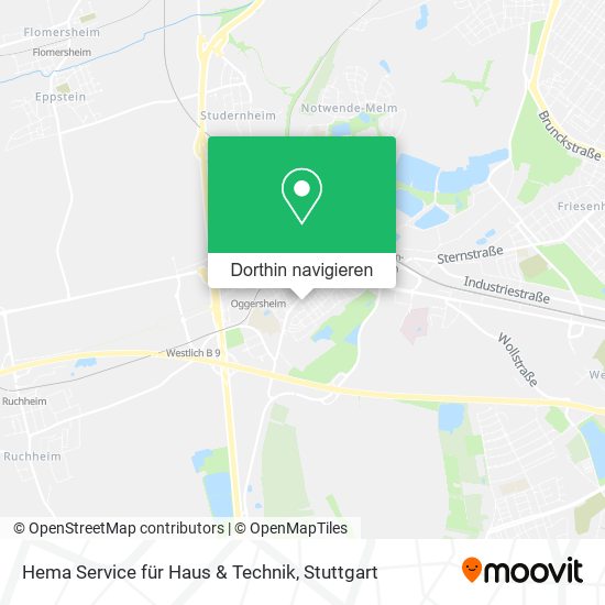 Hema Service für Haus & Technik Karte