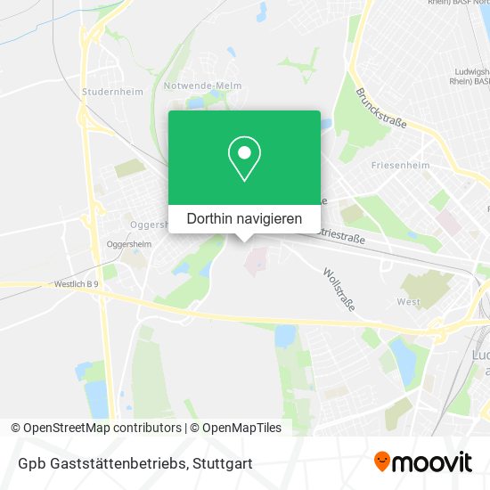 Gpb Gaststättenbetriebs Karte