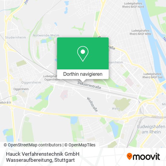 Hauck Verfahrenstechnik GmbH Wasseraufbereitung Karte