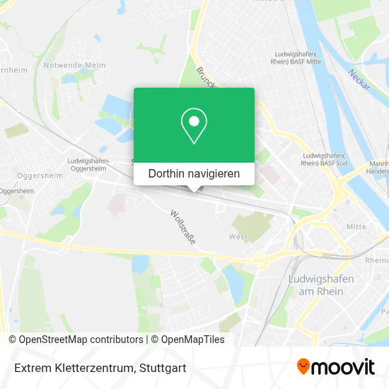 Extrem Kletterzentrum Karte