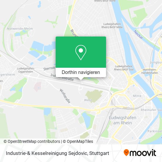 Industrie-& Kesselreinigung Sejdovic Karte