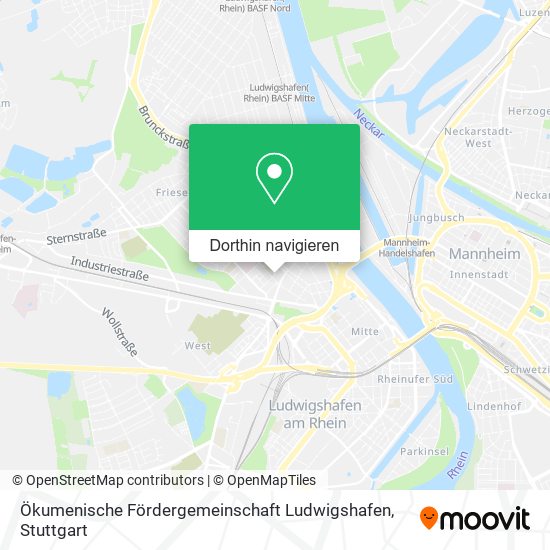 Ökumenische Fördergemeinschaft Ludwigshafen Karte
