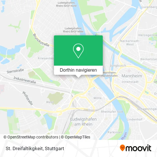St. Dreifaltikgkeit Karte