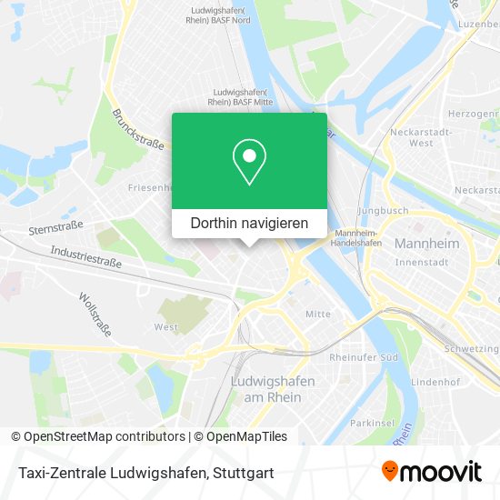 Taxi-Zentrale Ludwigshafen Karte