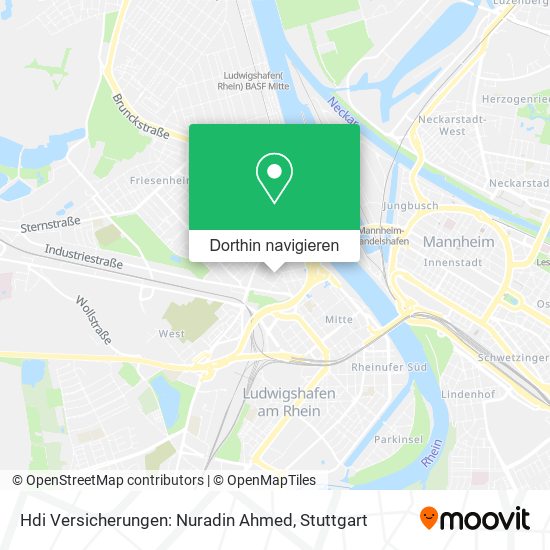 Hdi Versicherungen: Nuradin Ahmed Karte