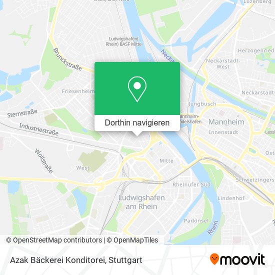Azak Bäckerei Konditorei Karte