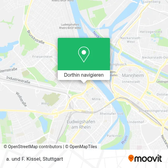 a. und F. Kissel Karte