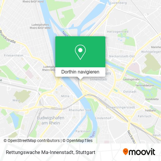 Rettungswache Ma-Innenstadt Karte