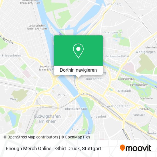 Enough Merch Online T-Shirt Druck Karte