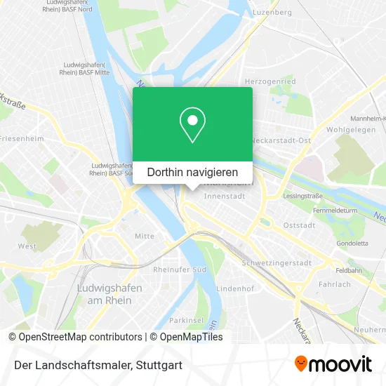 Der Landschaftsmaler Karte