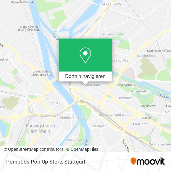 Pompöös Pop Up Store Karte